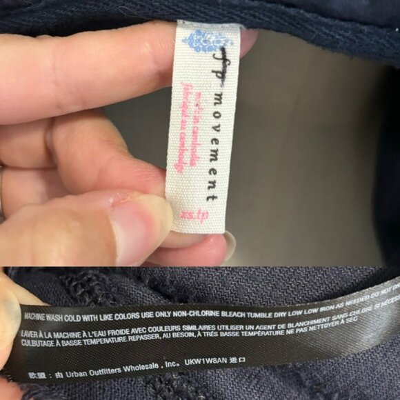 Free People Let It Go Sweater by FP Movement Navy Blue - Picture 16 of 16